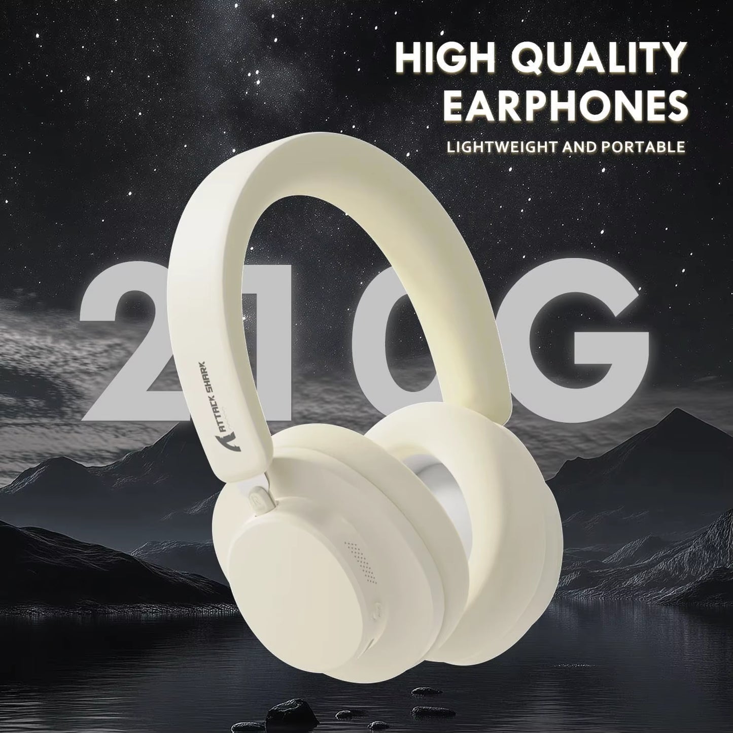 Attack Shark G500 – Wireless ANC Gaming Headphones