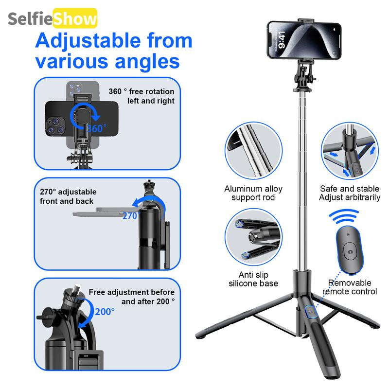 Smart AI Tracking Tripod — 360° Auto-Follow, Facial Recognition, Pan & Tilt Stabilization Perfect for Home, Vlogging & Outdoor Shots