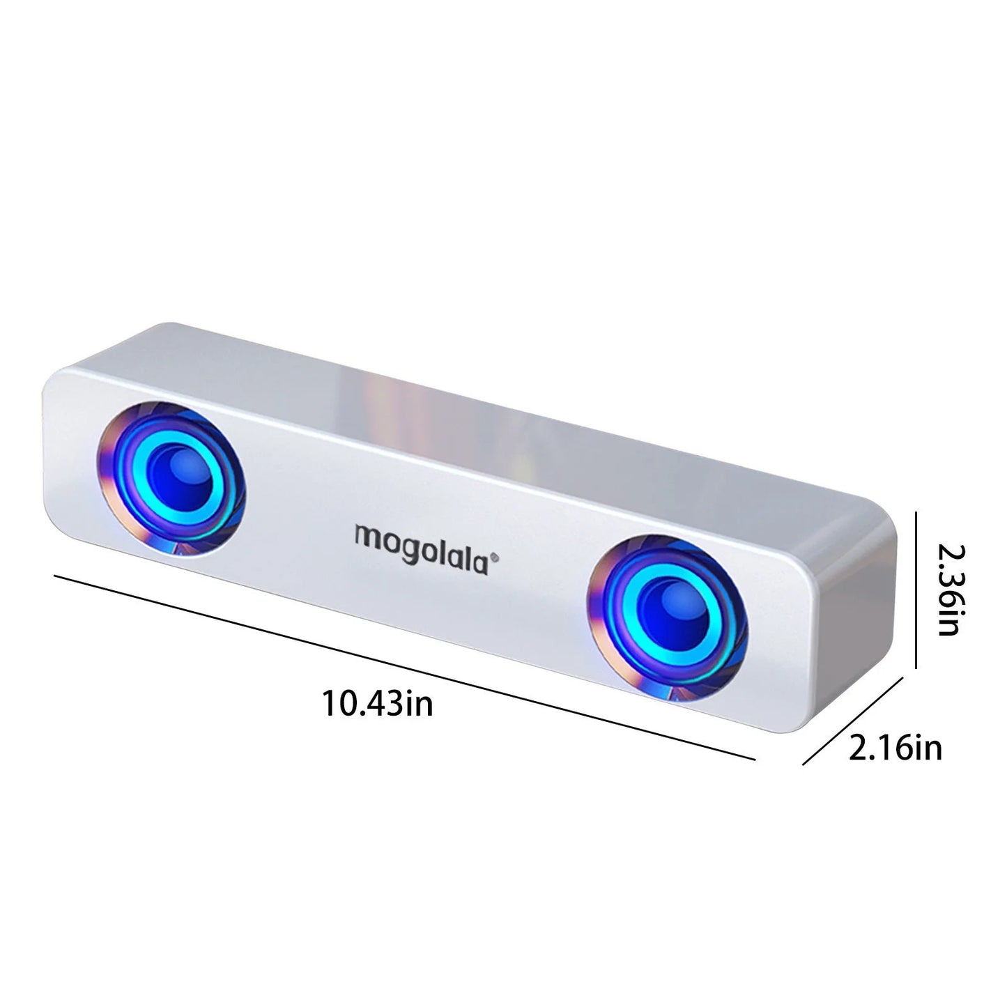 USB Dual Speakers w/ Subwoofer