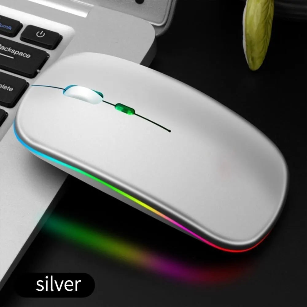 Tech Wiz MagicMouse – Silent Wireless Gaming Mouse with Rechargeable Battery & Universal Support