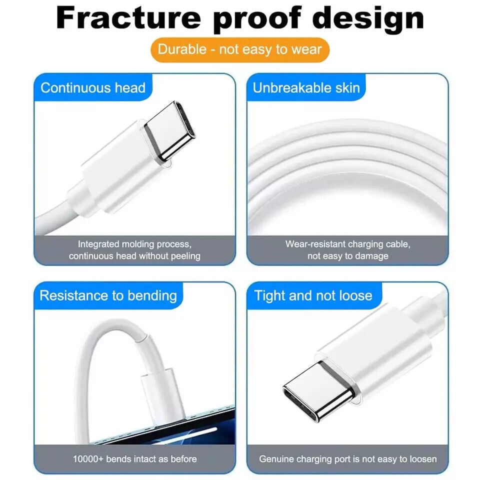 Fast Charger Cable – USB-A to USB-C for Pixel, Galaxy, Samsung, Tablets & Phones
