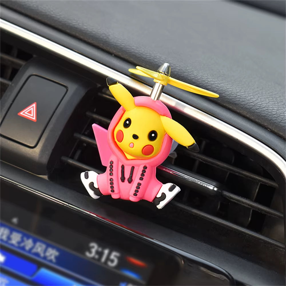 Pikachu Car Perfume Pendant – Cute Handmade Pokémon Air Outlet Decoration