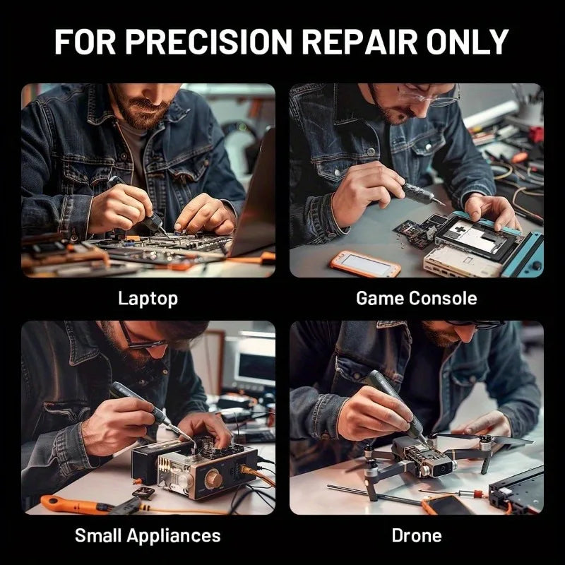 180-in-1 Cordless Precision Screwdriver Kit – Magnetic, Multifunctional & Built for Tech Repairs