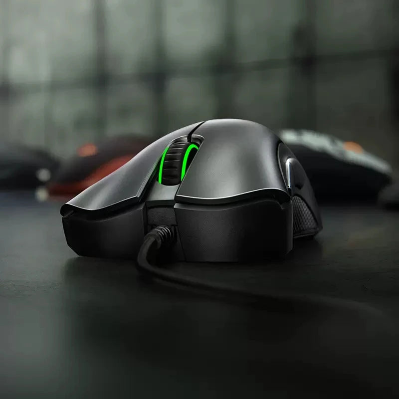 Wired Gaming Mouse – 6400 DPI Optical Sensor for Fast, Accurate Control