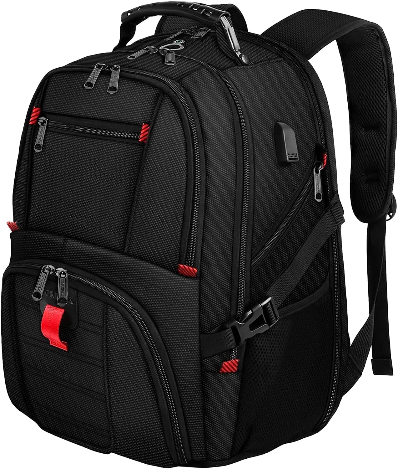 Airline-Approved 50L USB Charging Backpack – Fits Up To 17" Laptop