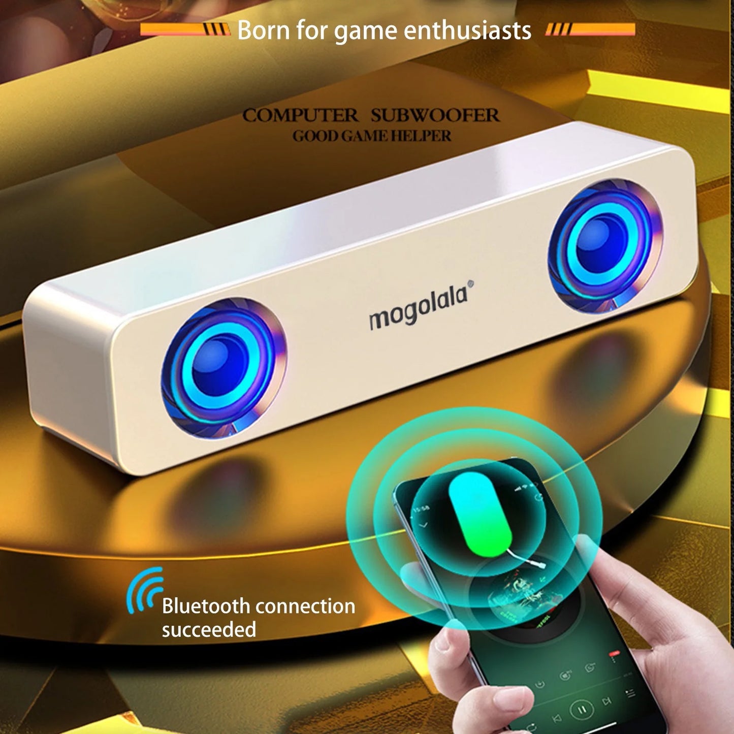 USB Dual Speakers w/ Subwoofer