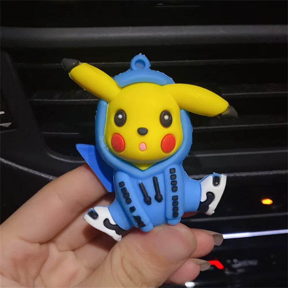 Pikachu Car Perfume Pendant – Cute Handmade Pokémon Air Outlet Decoration