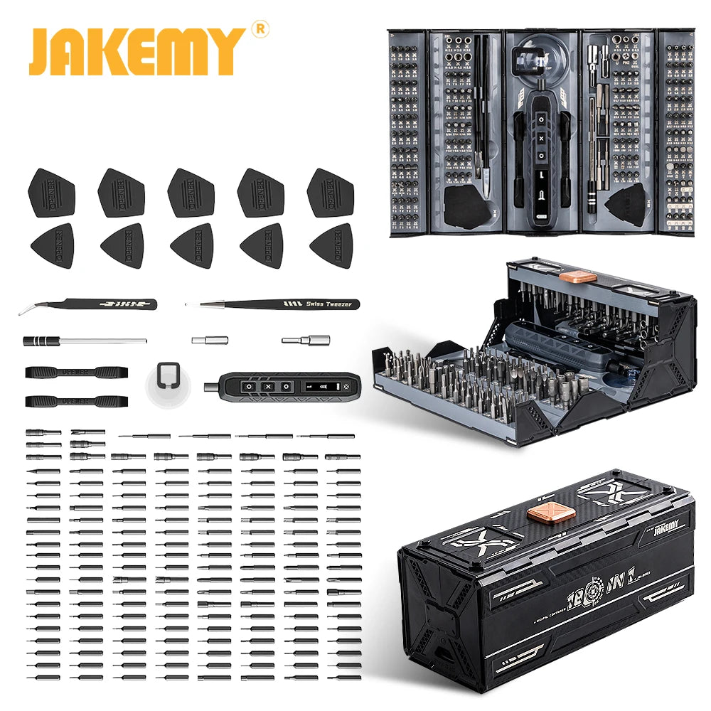 180-in-1 Cordless Precision Screwdriver Kit – Magnetic, Multifunctional & Built for Tech Repairs