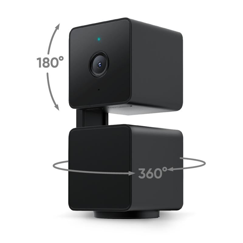 Wyze Cam Pan V3 — #1 Security Camera Worldwide! Wired, Indoor/Outdoor Pan Tilt Zoom (PTZ) W/ 360 Degree Motion Tracking, Color Night Vision, HD, WIFI