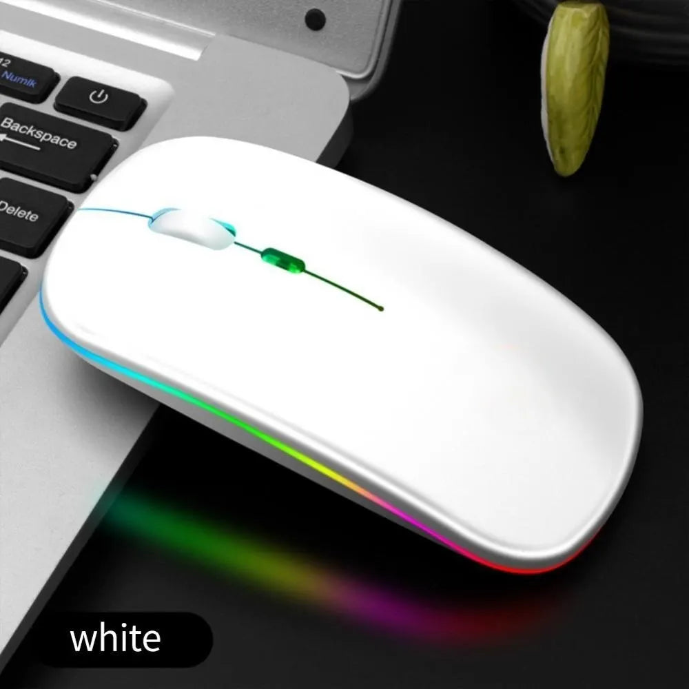 Tech Wiz MagicMouse – Silent Wireless Gaming Mouse with Rechargeable Battery & Universal Support