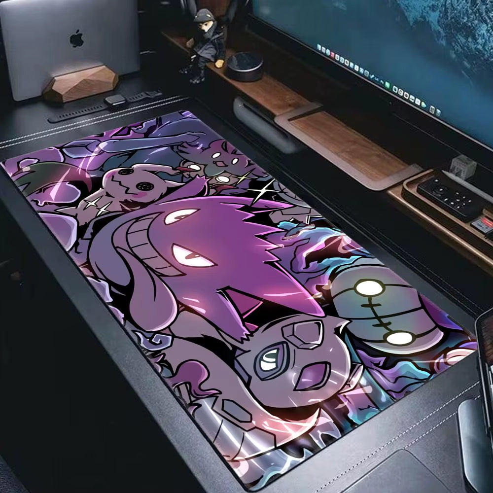 Pokémon Gengar XXL Gaming Desk Mat – Lockedge Keyboard & Mouse Pad