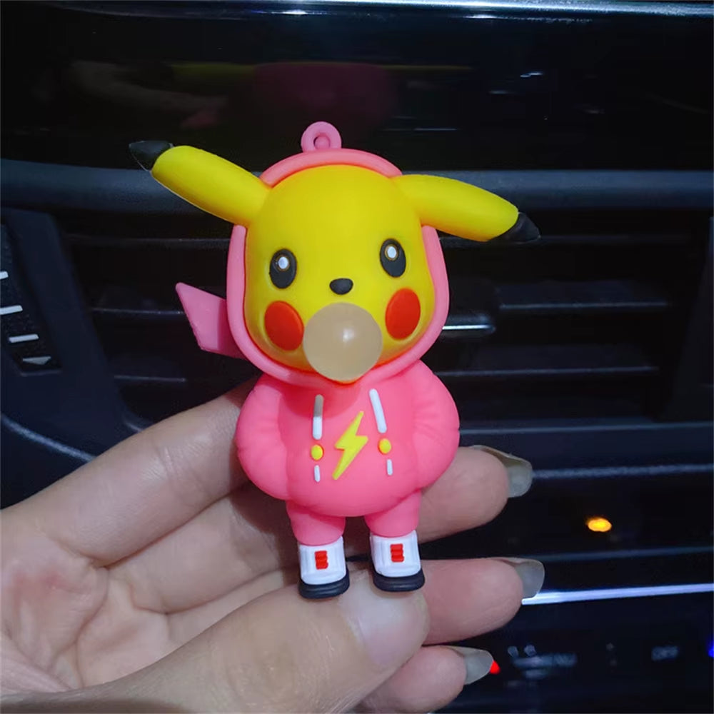 Pikachu Car Perfume Pendant – Cute Handmade Pokémon Air Outlet Decoration