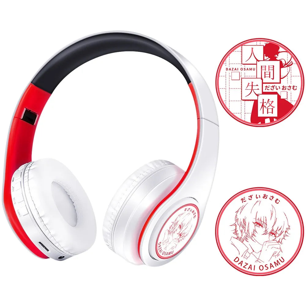 Arknights Exusiai Wireless Headphones – Anime Bluetooth Gaming Earphones with Mic