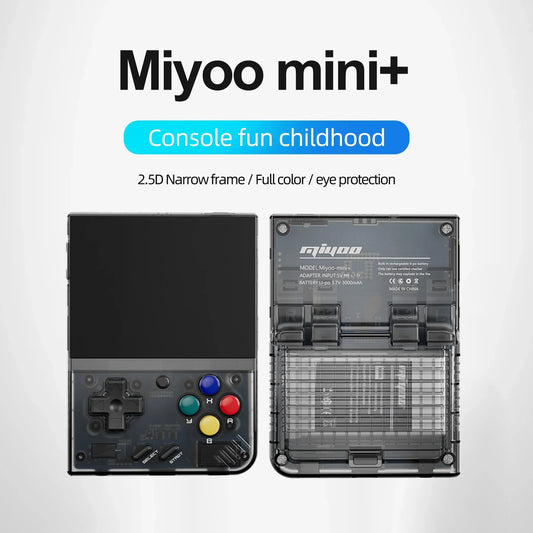 Mini+ V2 Retro Handheld Game Console – 3.5'' IPS Screen, Linux System, Classic Games