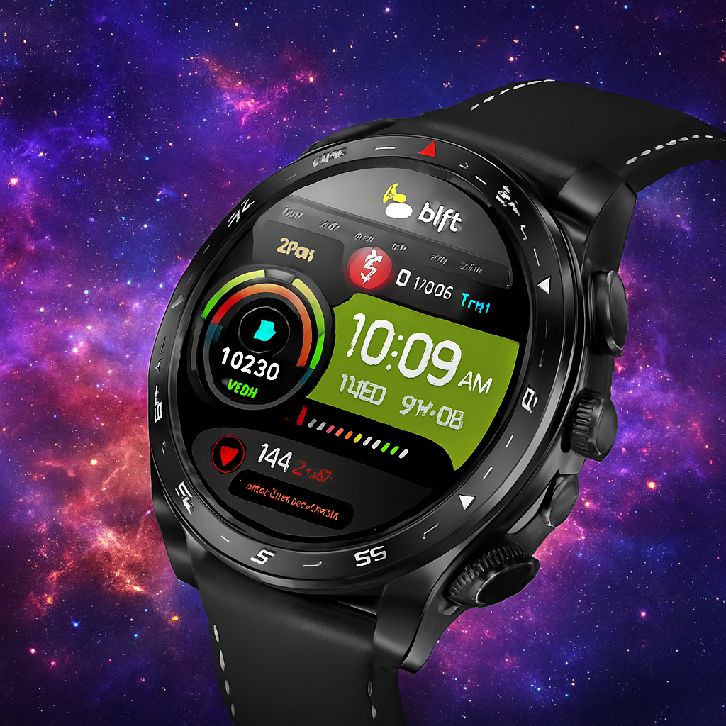 T95 Smartwatch with Built-In TWS Noise Cancelling Earbuds