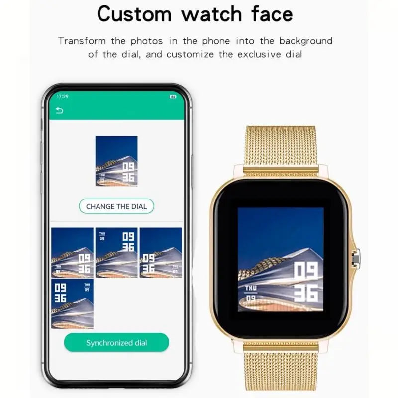 2024 Smartwatch – 1.44" Color Display, Bluetooth Call, Blood Oxygen & Pressure Monitor