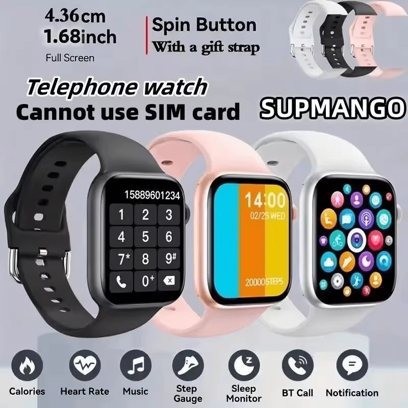S8 Smartwatch – Bluetooth Call + Health & Sport Tracking for Men & Women