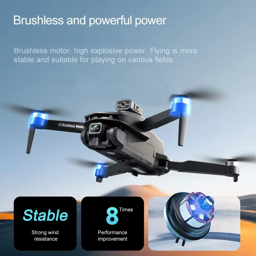 V168 PRO 8K GPS Drone – HD Camera, FPV, Brushless Motor, Foldable & Smart Avoidance