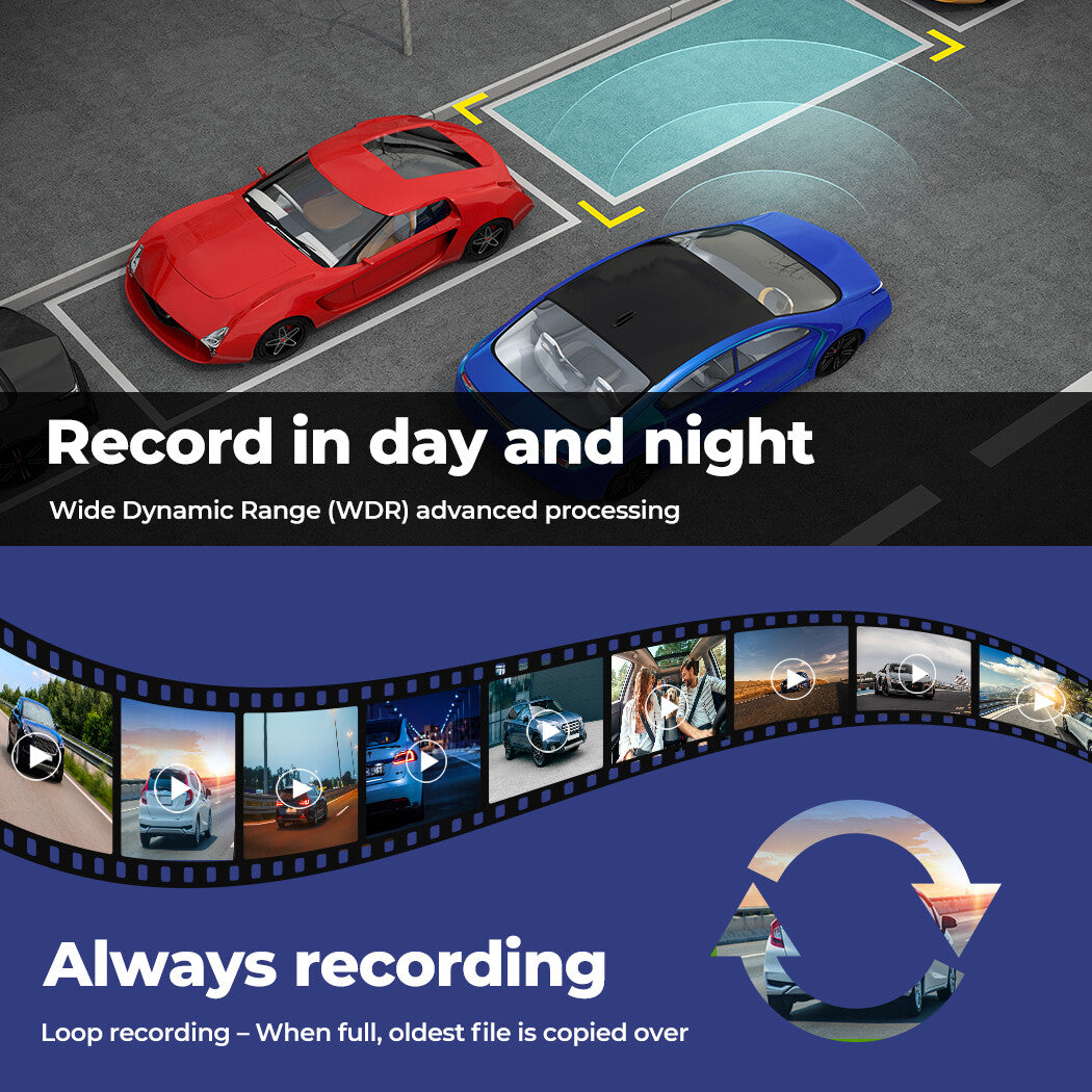 Manan 4K Dash Cam – Triple Lens (Front, Rear, Cabin), GPS, WiFi, 128GB Storage