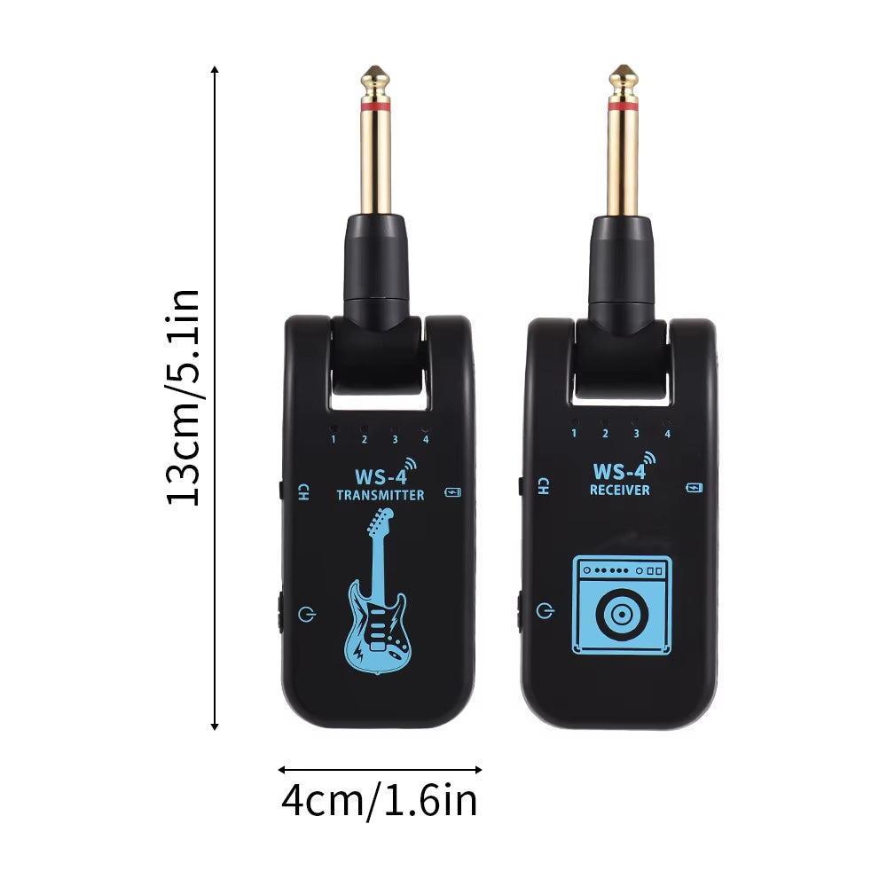 Wireless Guitar Audio Kit – Real-Time 48K/16Bit Transmission for Stage & Studio