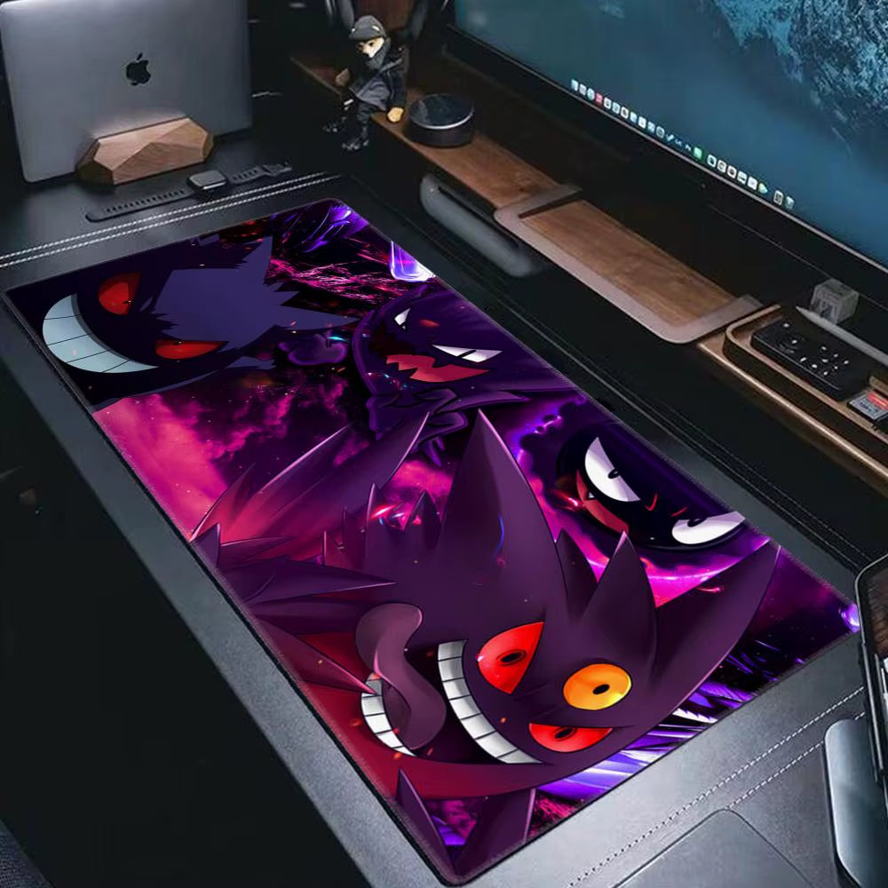 Pokémon Gengar XXL Gaming Desk Mat – Lockedge Keyboard & Mouse Pad
