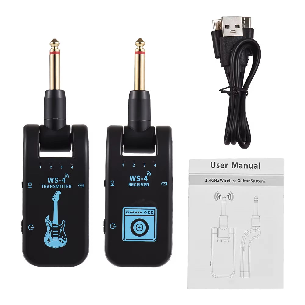 Wireless Guitar Audio Kit – Real-Time 48K/16Bit Transmission for Stage & Studio