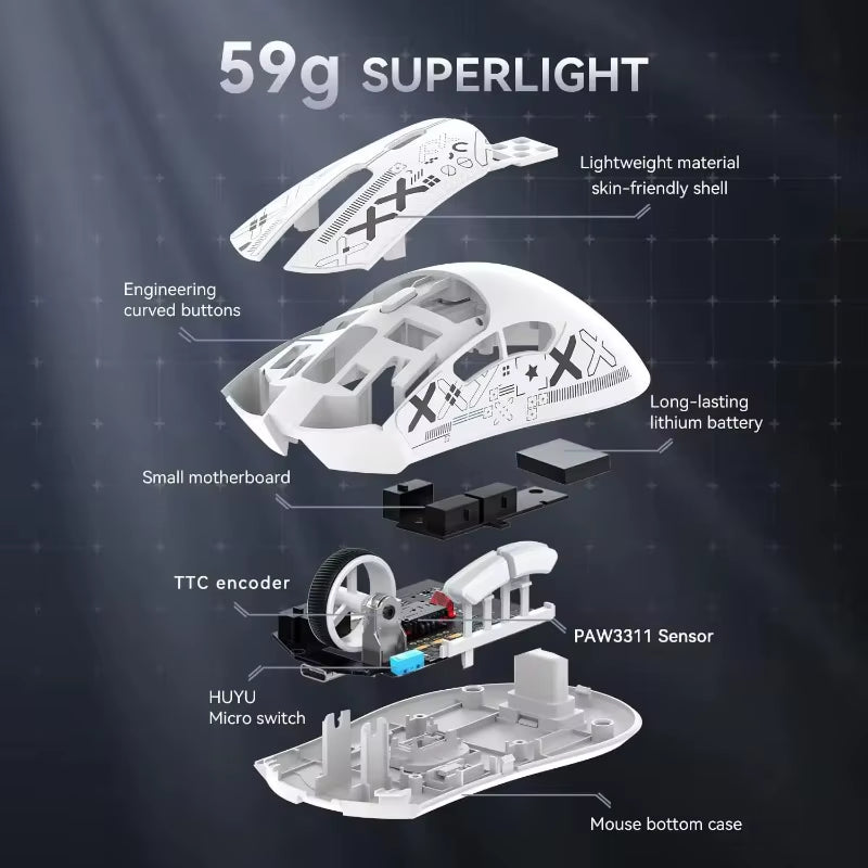 Attack Shark R1 – Wireless Gaming Mouse
