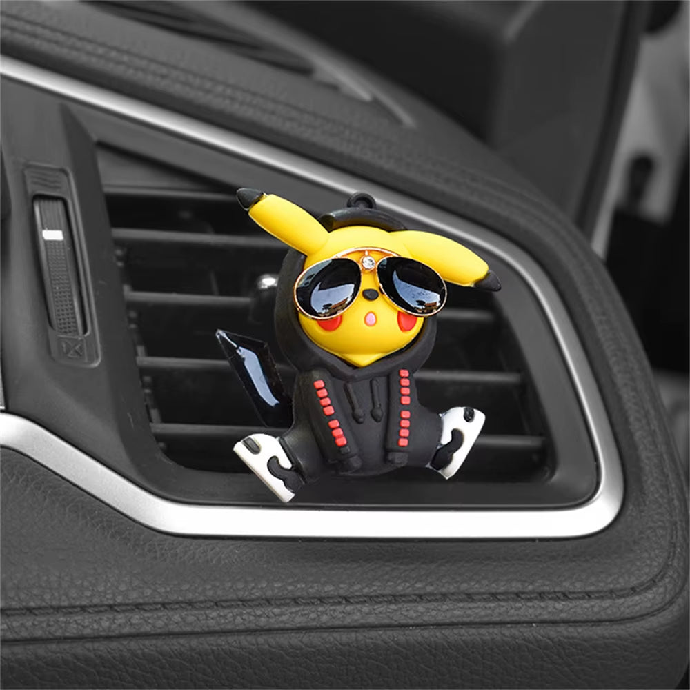Pikachu Car Perfume Pendant – Cute Handmade Pokémon Air Outlet Decoration