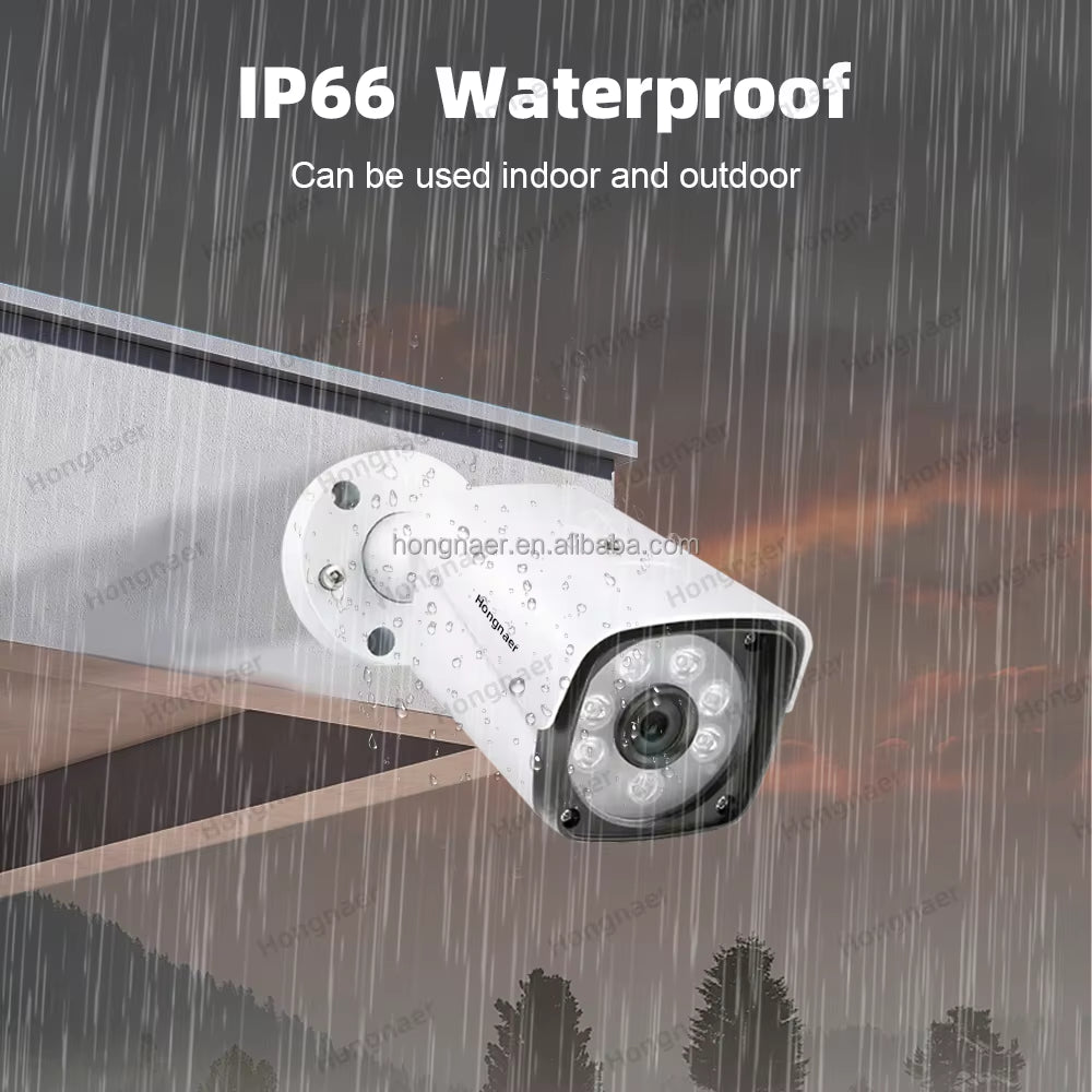 Hongnaer 8MP 4K CCTV System – AHD DVR, App Control
