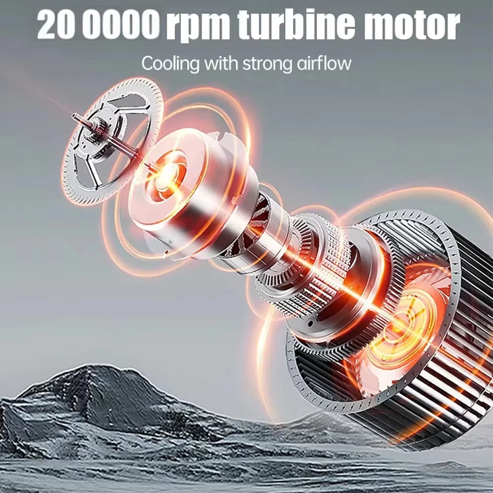X6/X9 Jet Blower – Ultra-Powerful 200,000RPM Dust Cleaner with Type-C Charging & Turbo Boost