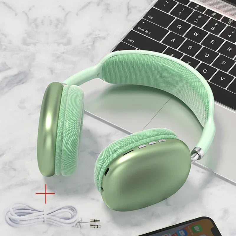 Apple Replica Wireless Bluetooth Noise Cancelling Headphones – with Mic & TF Card Playback