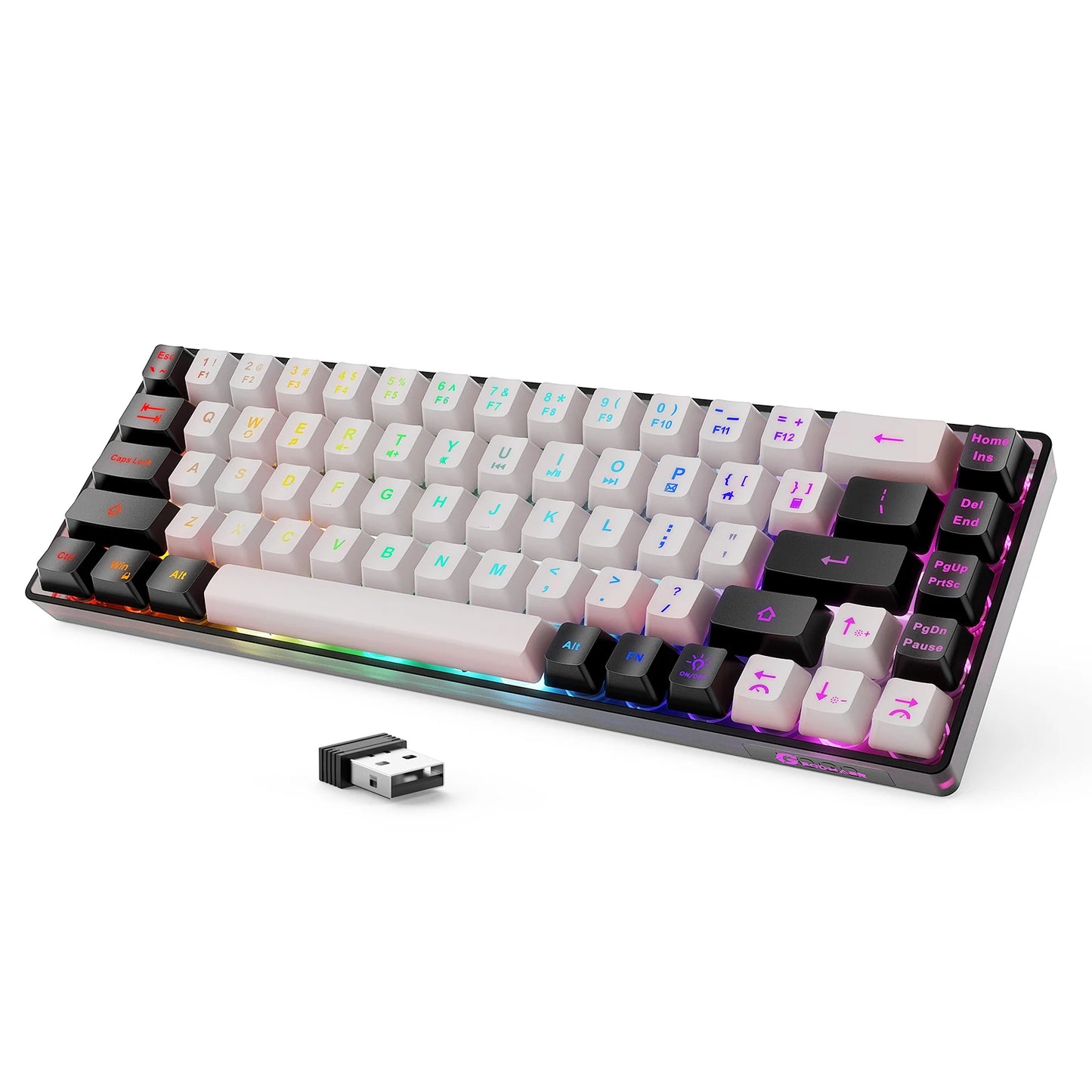 Rechargeable Wireless RGB Gaming Keyboard