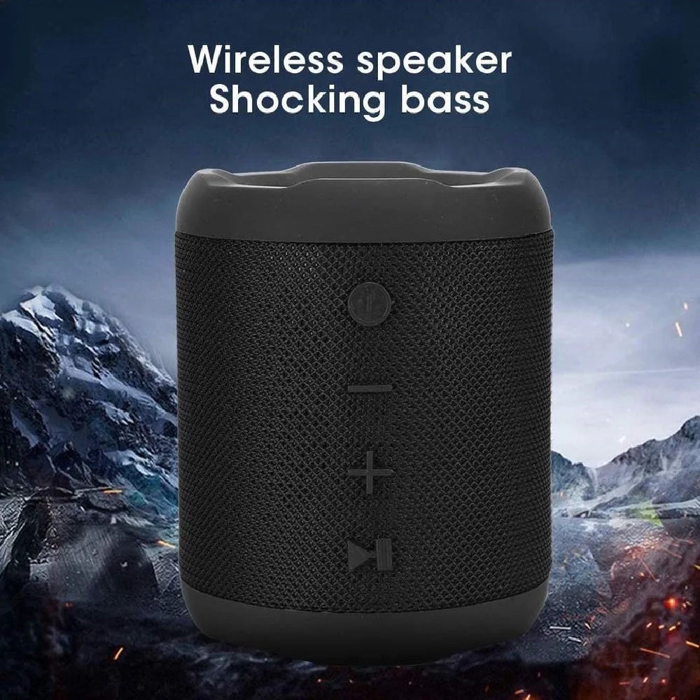 Portable Bluetooth Speaker – IPX6 Waterproof, 360° Stereo Sound, TWS Pairing