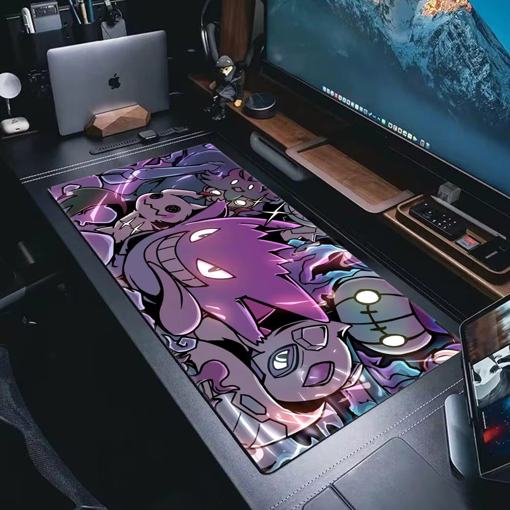 Pokémon Gengar XXL Gaming Desk Mat – Lockedge Keyboard & Mouse Pad