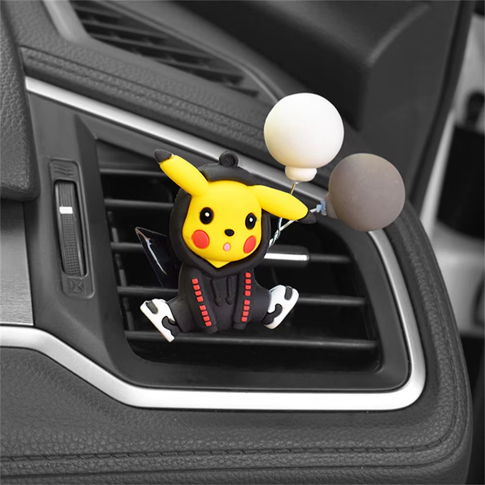 Pikachu Car Perfume Pendant – Cute Handmade Pokémon Air Outlet Decoration