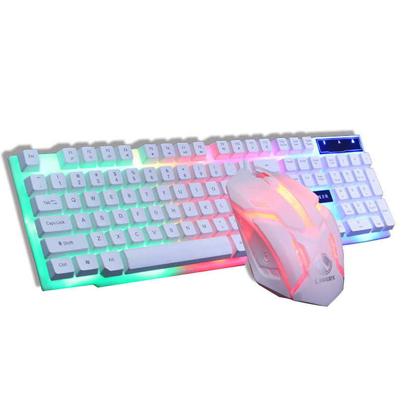 GTX300 Gaming Keyboard & Mouse Set – RGB Glowing Combo for CF, LoL & PC Gamer