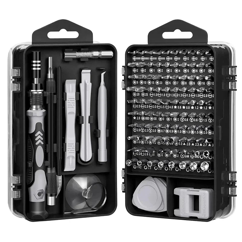 Tech Wiz FixPro – 115-in-1 Precision Screwdriver Set with Magnetic Bits & Compact Carry Case