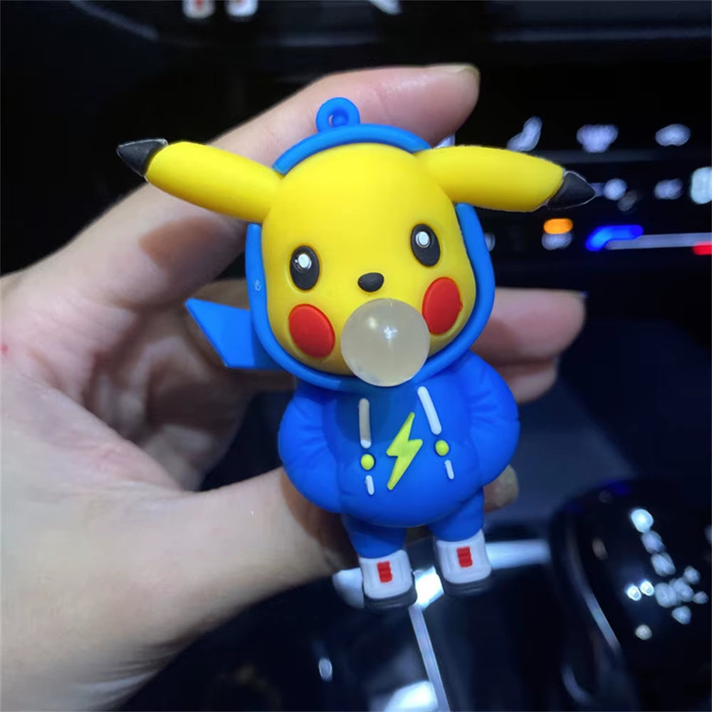 Pikachu Car Perfume Pendant – Cute Handmade Pokémon Air Outlet Decoration