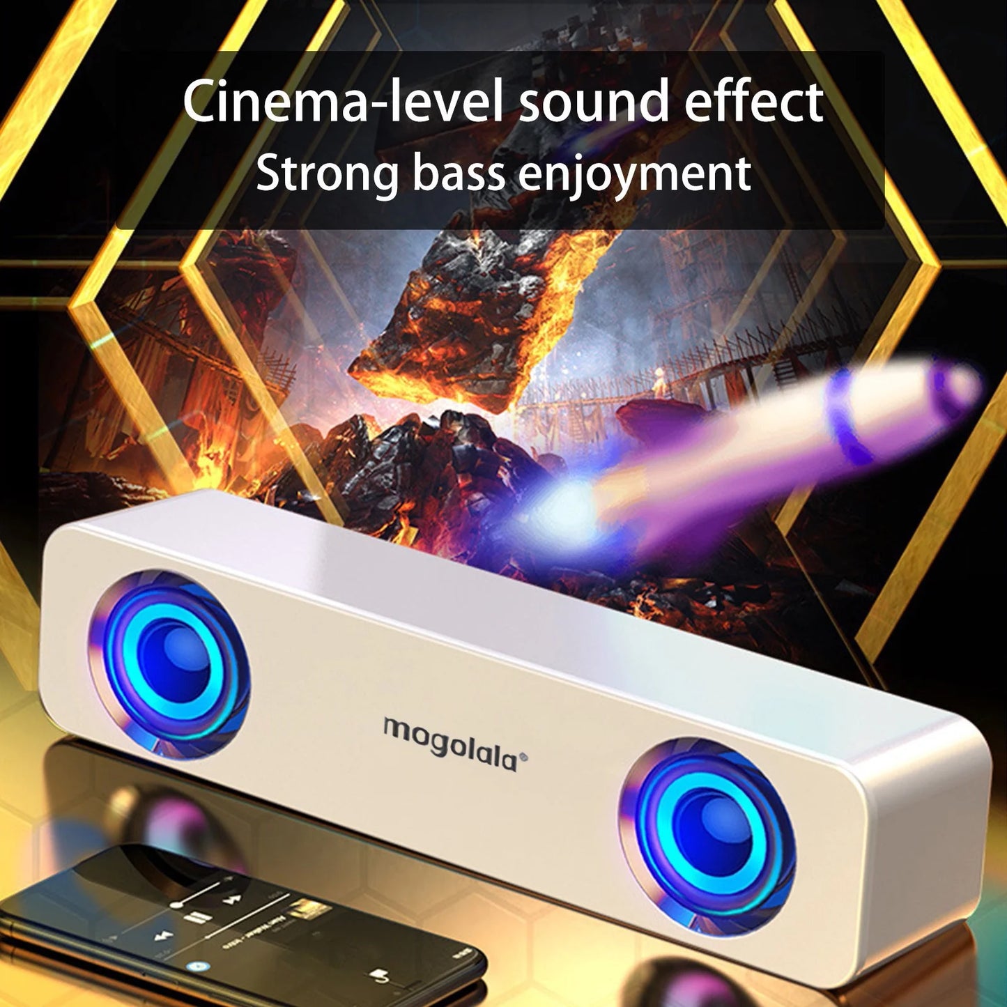 USB Dual Speakers w/ Subwoofer