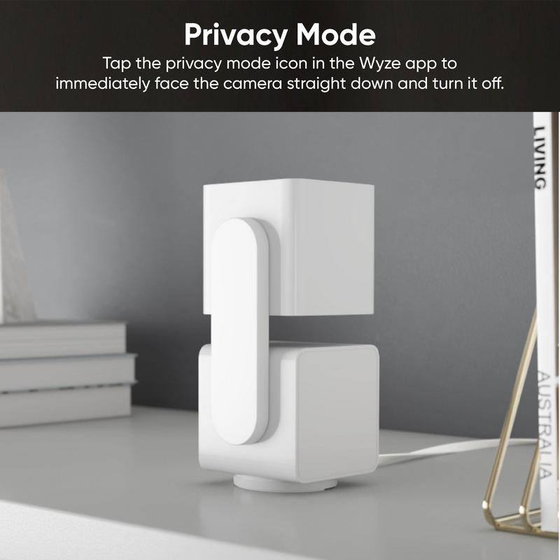 Wyze Cam Pan V3 — #1 Security Camera Worldwide! Wired, Indoor/Outdoor Pan Tilt Zoom (PTZ) W/ 360 Degree Motion Tracking, Color Night Vision, HD, WIFI