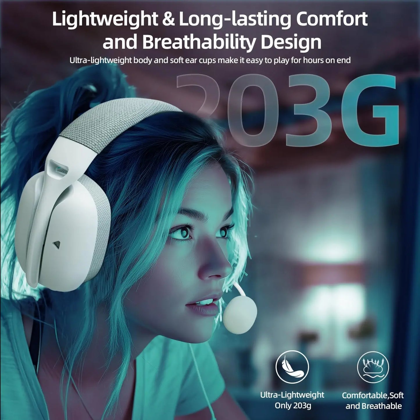Attack Shark L80PRO – Gaming Headphones