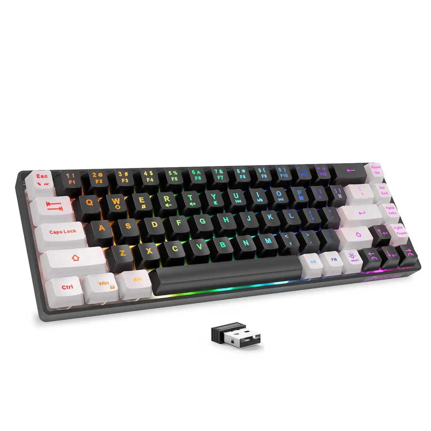 Rechargeable Wireless RGB Gaming Keyboard