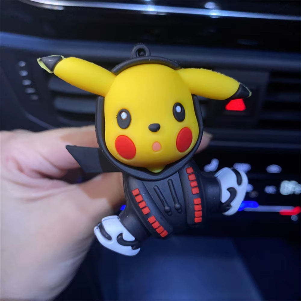 Pikachu Car Perfume Pendant – Cute Handmade Pokémon Air Outlet Decoration