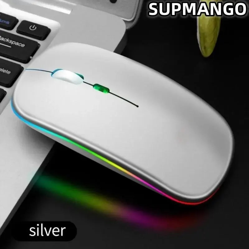 Tech Wiz MagicMouse – Silent Wireless Gaming Mouse with Rechargeable Battery & Universal Support