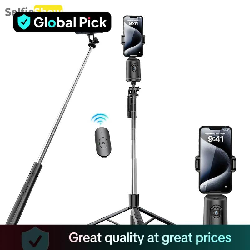 Smart AI Tracking Tripod — 360° Auto-Follow, Facial Recognition, Pan & Tilt Stabilization Perfect for Home, Vlogging & Outdoor Shots