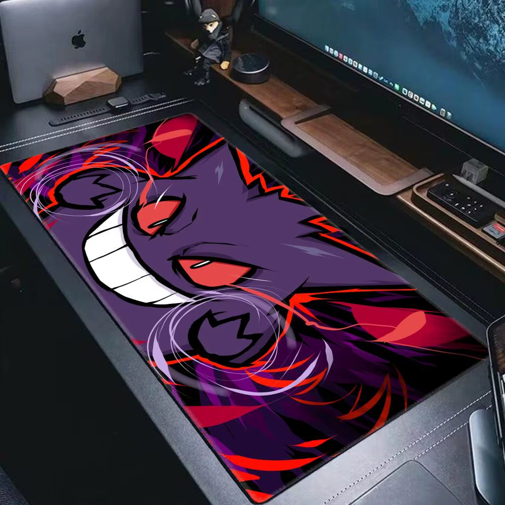 Pokémon Gengar XXL Gaming Desk Mat – Lockedge Keyboard & Mouse Pad