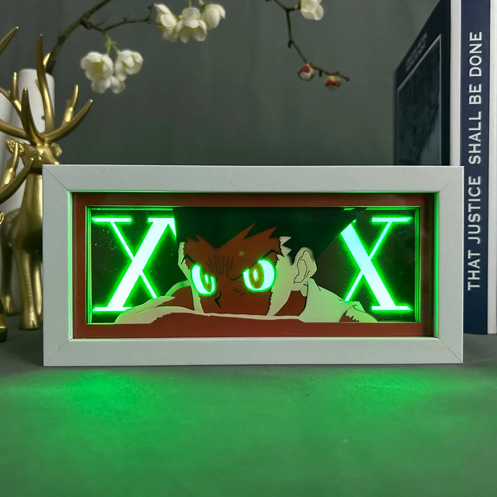 Hunter x Hunter Shadow Box Lamp – Gon LED Anime Night Light