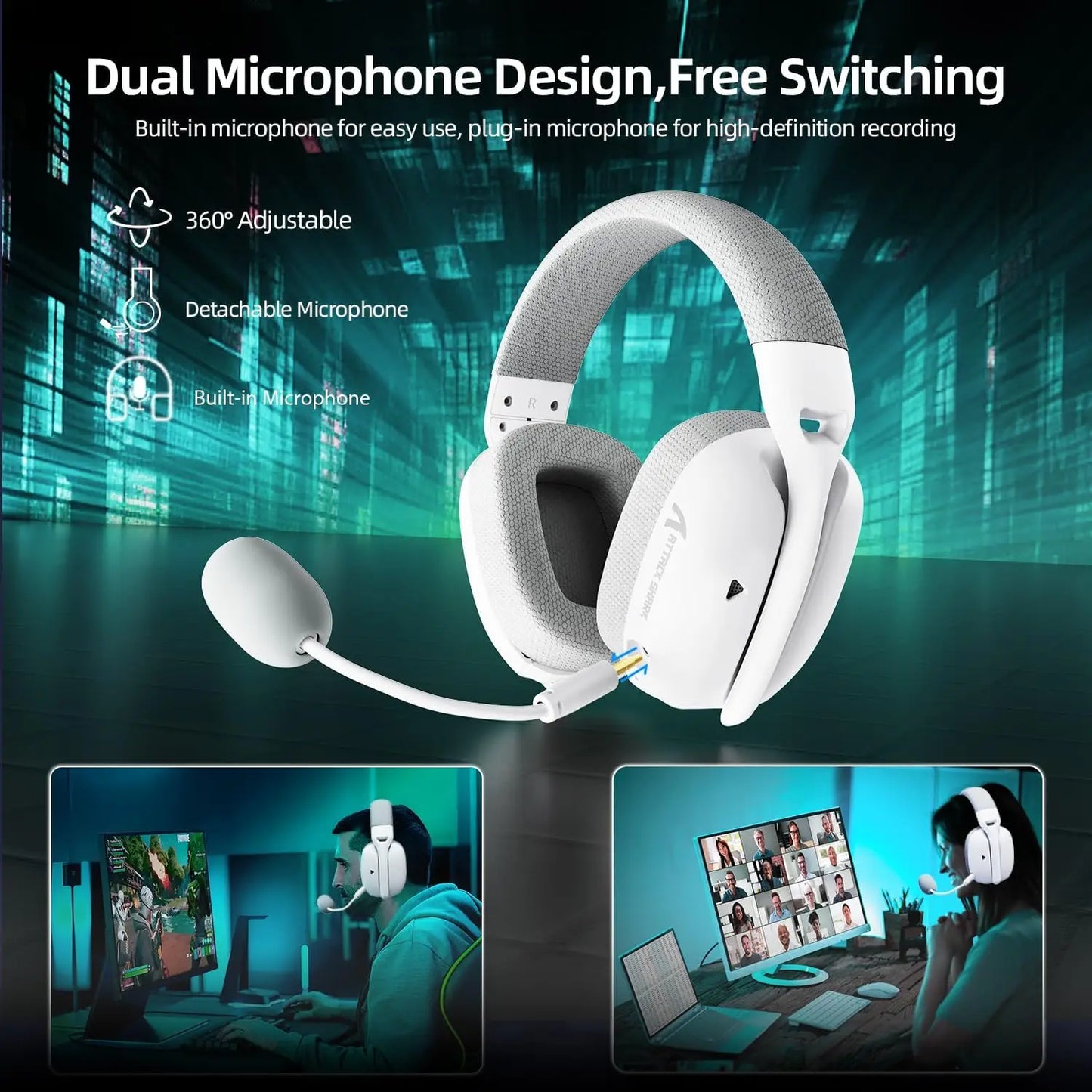 Attack Shark L80PRO – Gaming Headphones