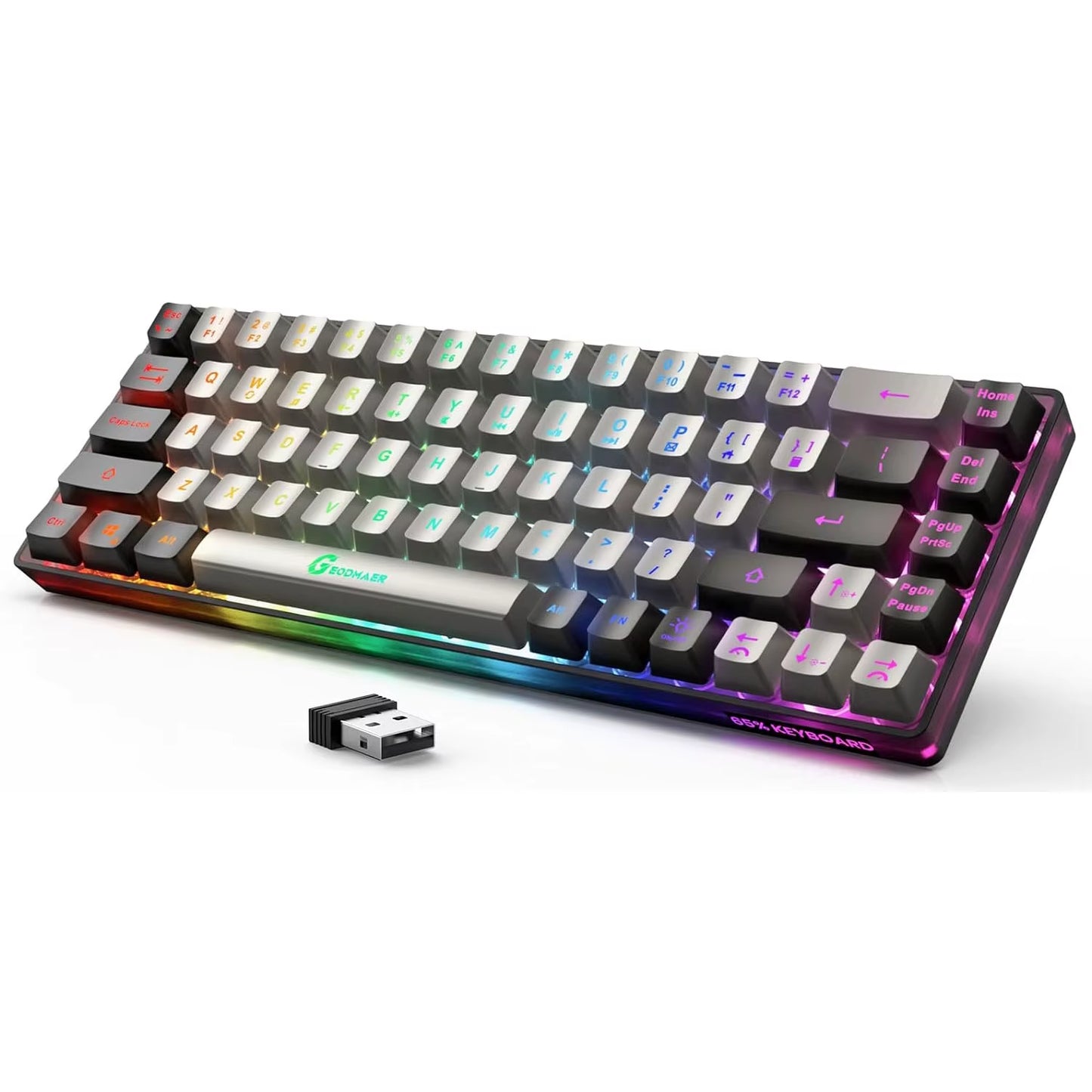 Rechargeable Wireless RGB Gaming Keyboard