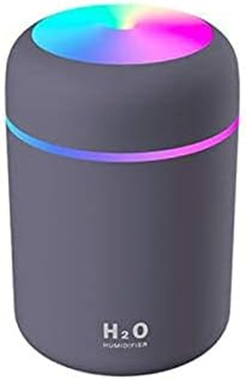 Compact Air Diffuser & Humidifier – Ultrasonic Mist for Bedroom, Car, or Workspace